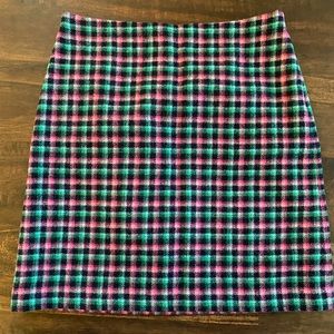 Talbots Plaid A-line Skirt